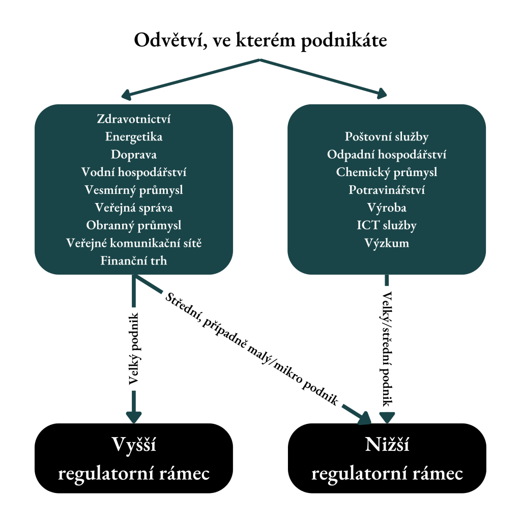 Exclusive Networks NIS2 web - rozdělení odvětví